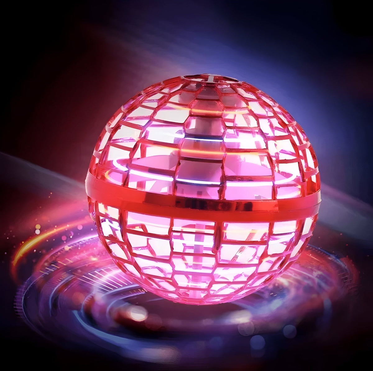 LED Light-Up Flying Ball for Kids — Interactive Play Toy