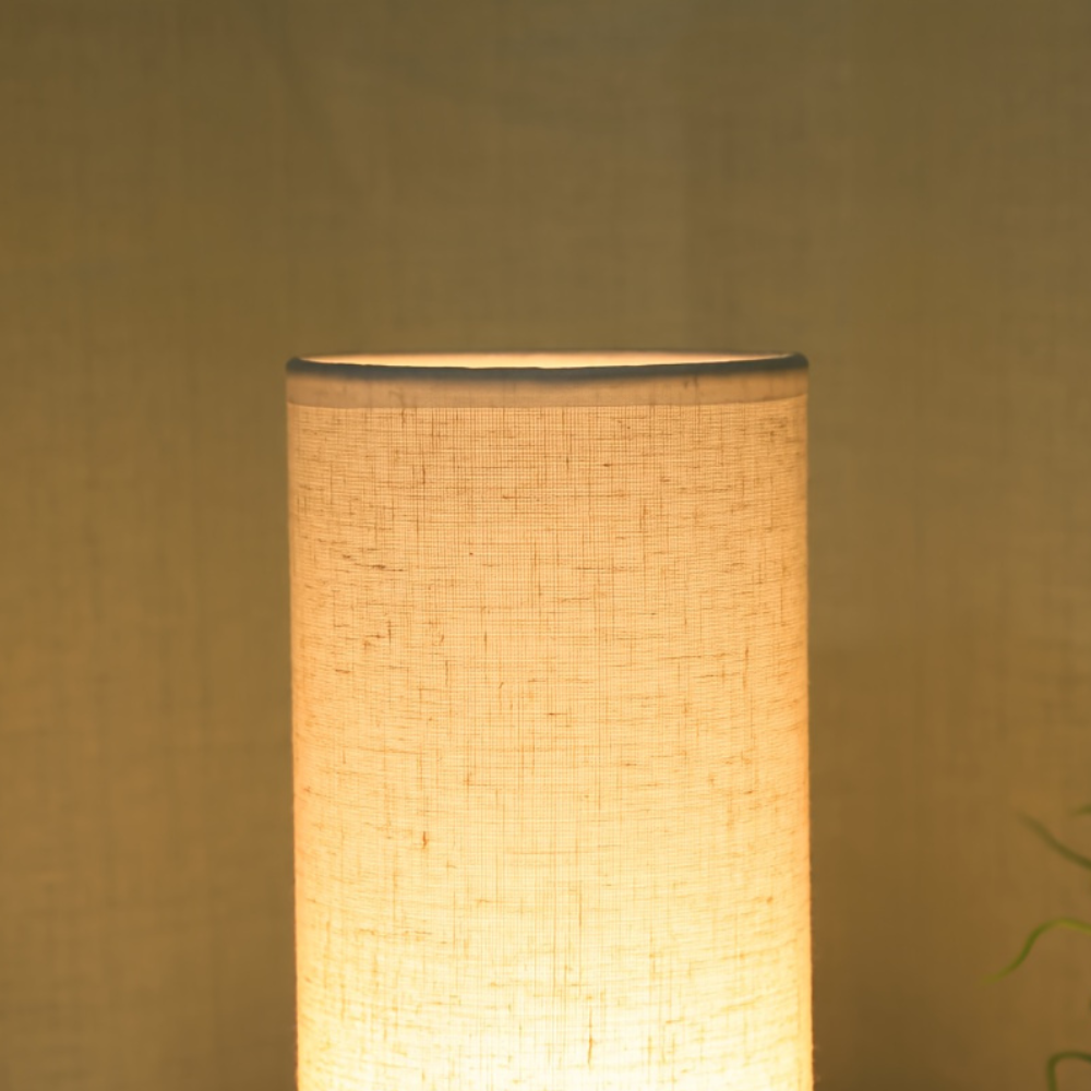 Modern Plastic Table Lamp — USB Powered Direct Connection, Upward Beam Design