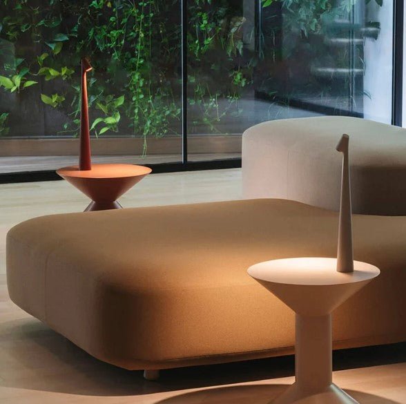Aluminum LED Table Lamp — Battery Powered, Modern Design