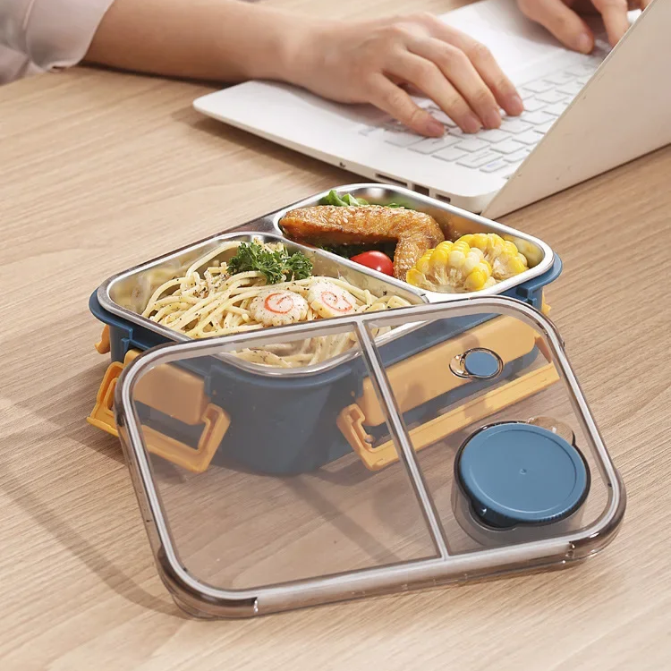 Stainless Steel Compartment Lunch Box - Esilora