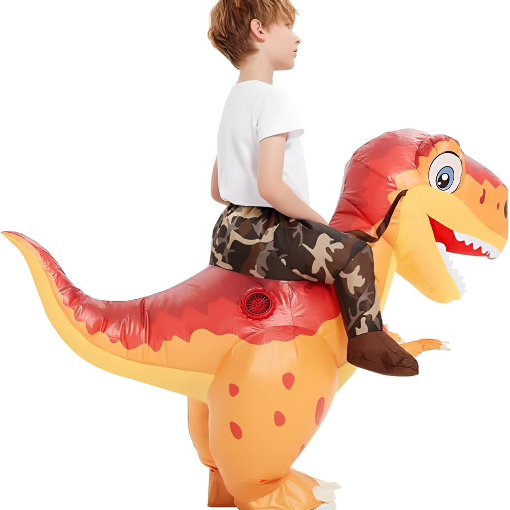 Costum gonflabil de dinozaur pentru copii — Costum ușor de Halloween