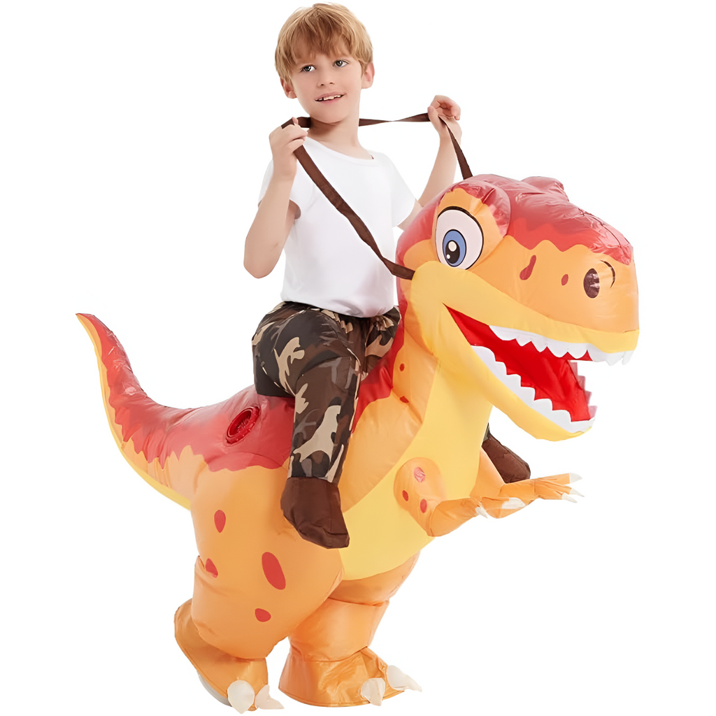Costum gonflabil de dinozaur pentru copii — Costum ușor de Halloween