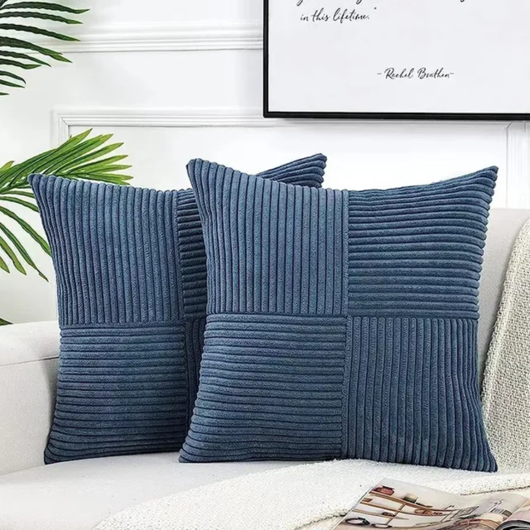 Pernă decorativă pătrată din catifea - pernă cu textură moale