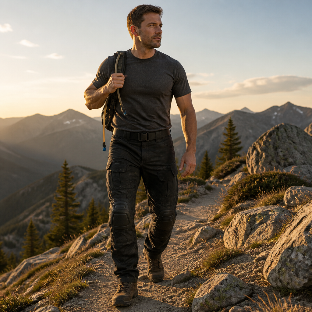 StormRider – Rugged Tactical Cargo Pants with Removable Knee Pads - Esilora