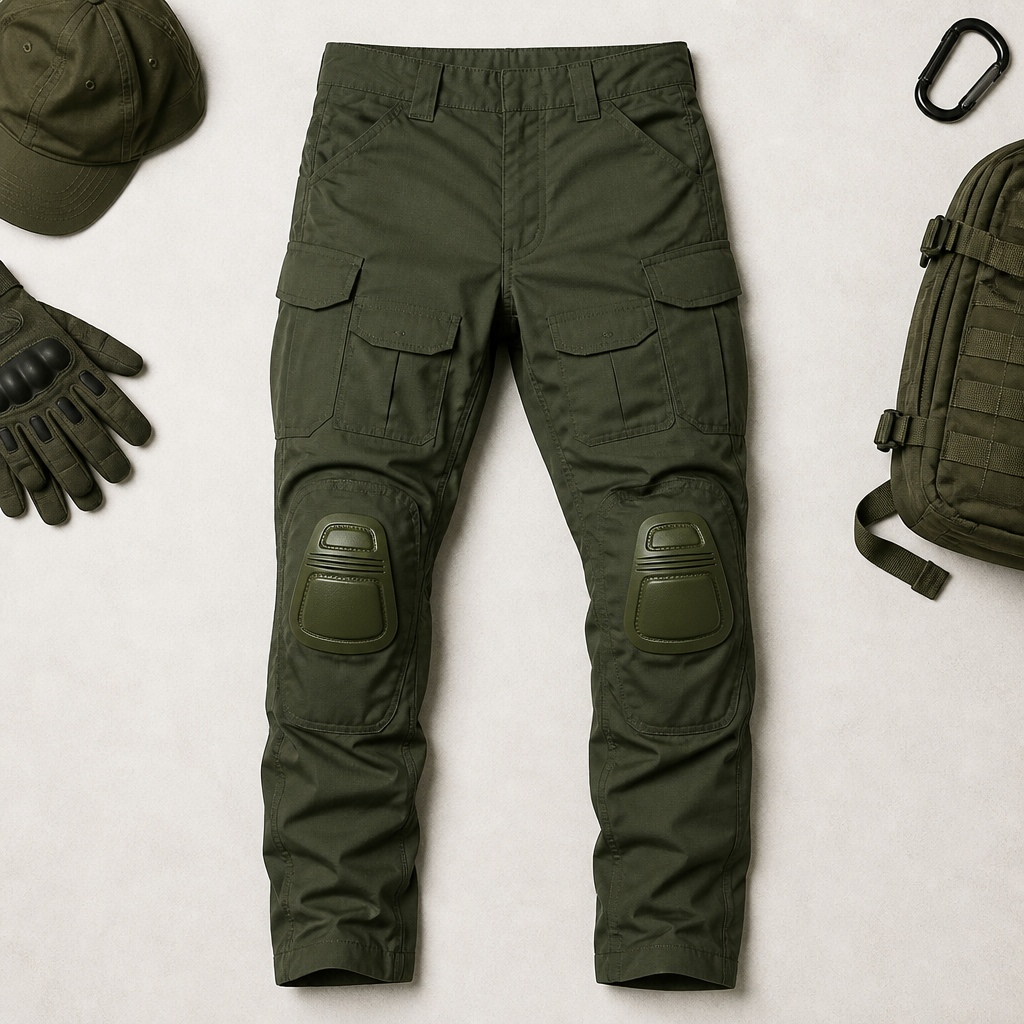 StormRider – Rugged Tactical Cargo Pants with Removable Knee Pads - Esilora