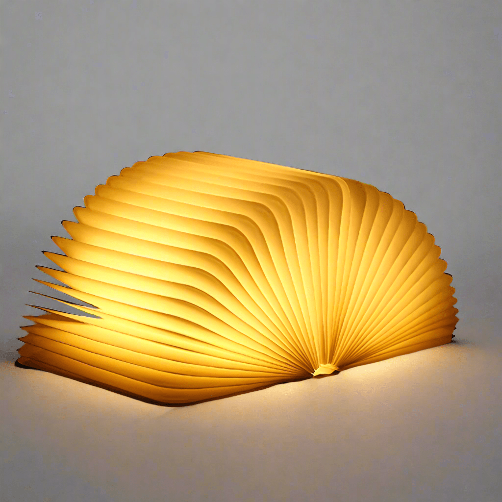 Foldable Wooden LED Book Light