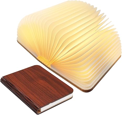 Foldable Wooden LED Book Light