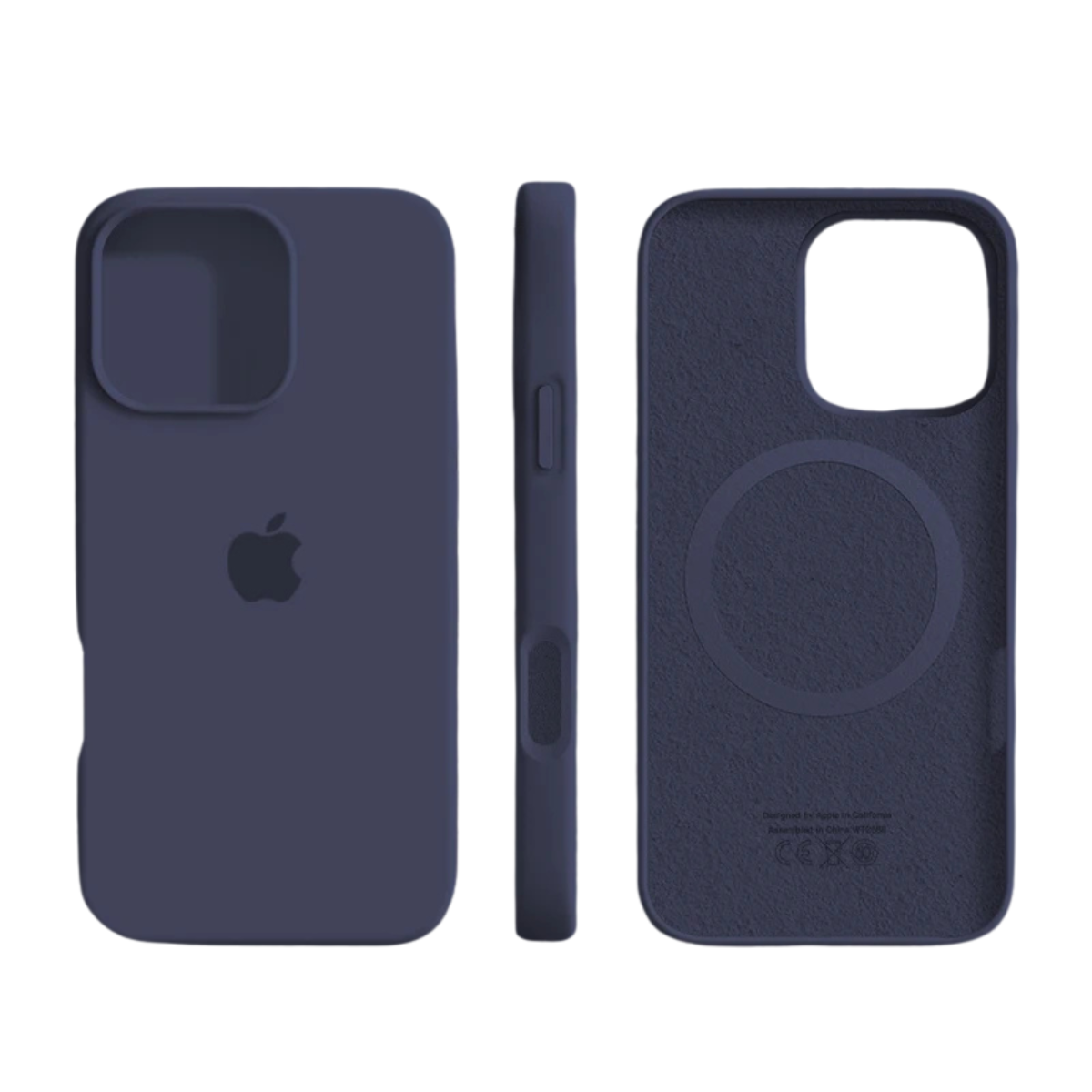 MagSafe Compatible Silicone Case — Slim Design, Textured Grip