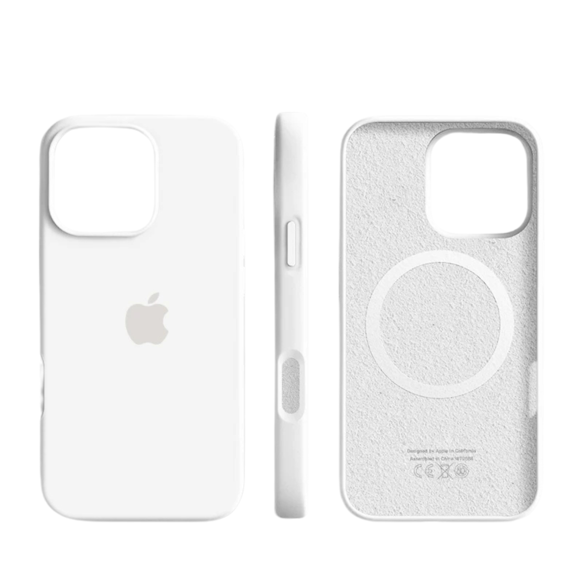 MagSafe Compatible Silicone Case — Slim Design, Textured Grip