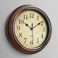 Zeitlose Eleganz: Geräuschlose Wanduhr aus Holz – Klassisches Design – Esilora