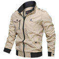 Pilot Style Bomber Jacket for Men with Cargo Pockets - Esilora