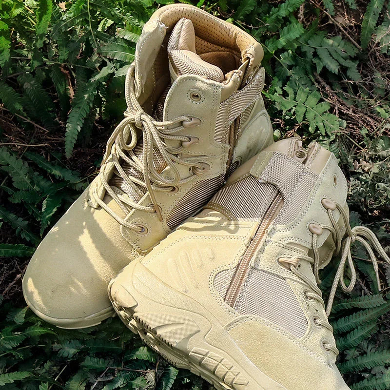 Tactical Combat Boots for Men – Sturdy Footwear for Outdoor Activities - Esilora