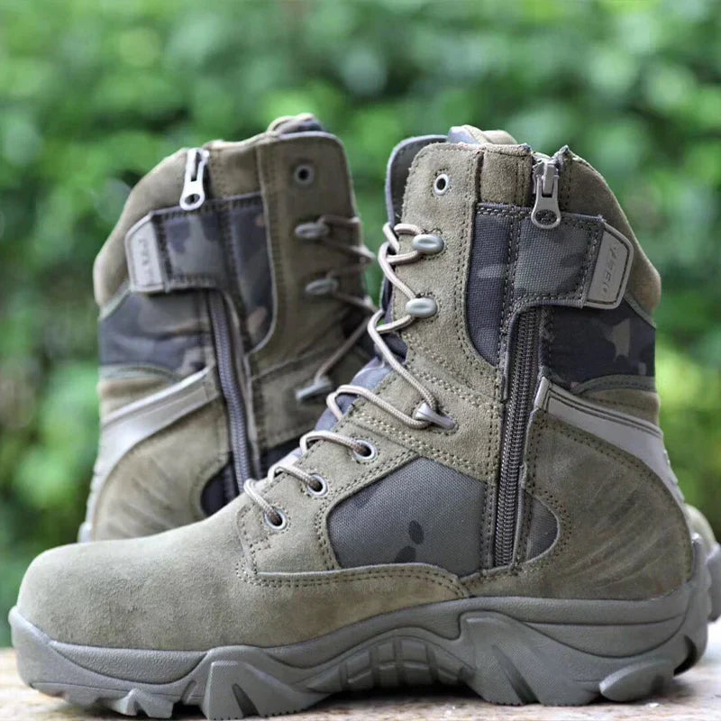 Tactical Combat Boots for Men – Sturdy Footwear for Outdoor Activities - Esilora