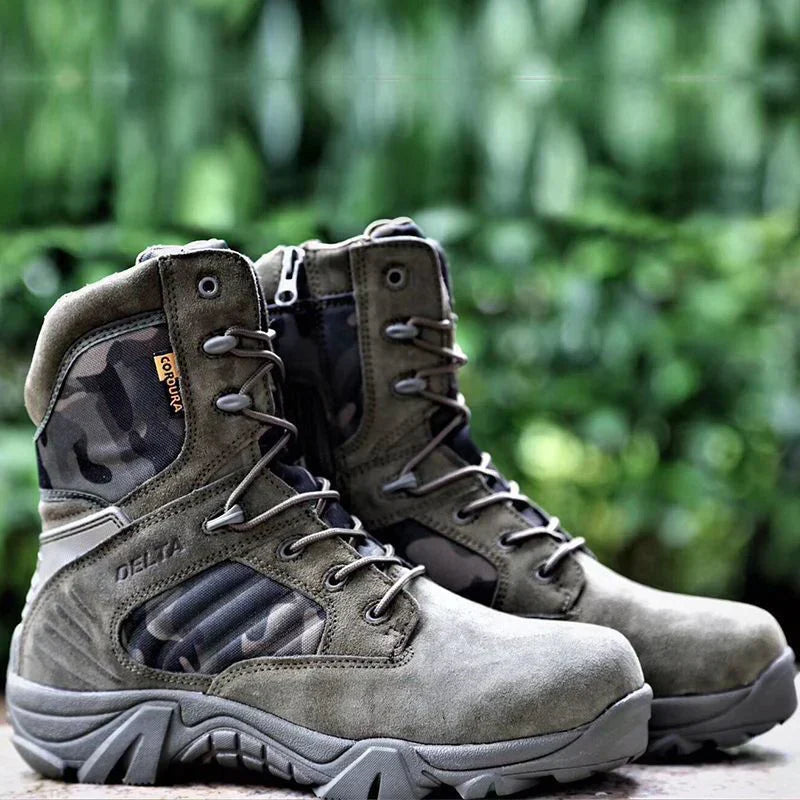 Tactical Combat Boots for Men – Sturdy Footwear for Outdoor Activities - Esilora
