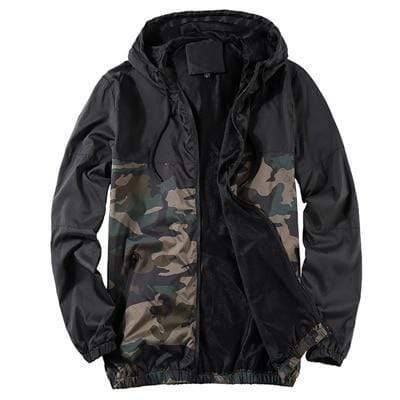 Chaqueta para hombre, para exterior: cortavientos de camuflaje - Esilora