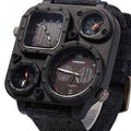Outdoor Quartz Watch for Men with Dual Movement and Compass - Esilora