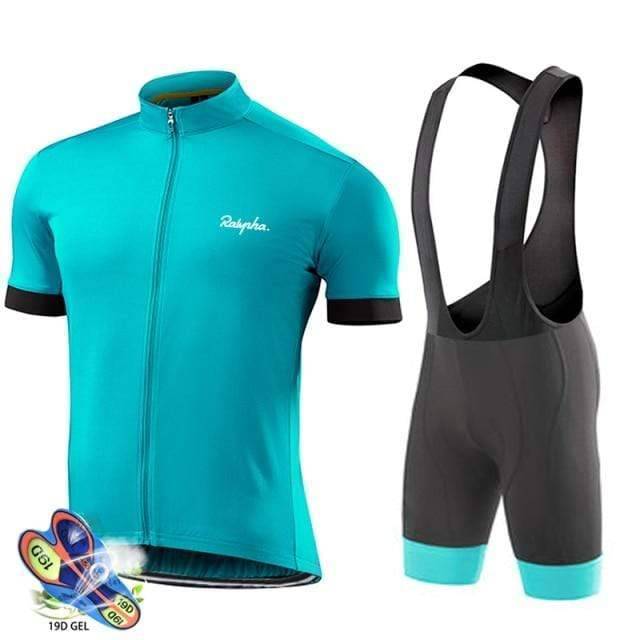 Short Sleeve Cycling Suit Set for Men - Road Bike Gear - Esilora