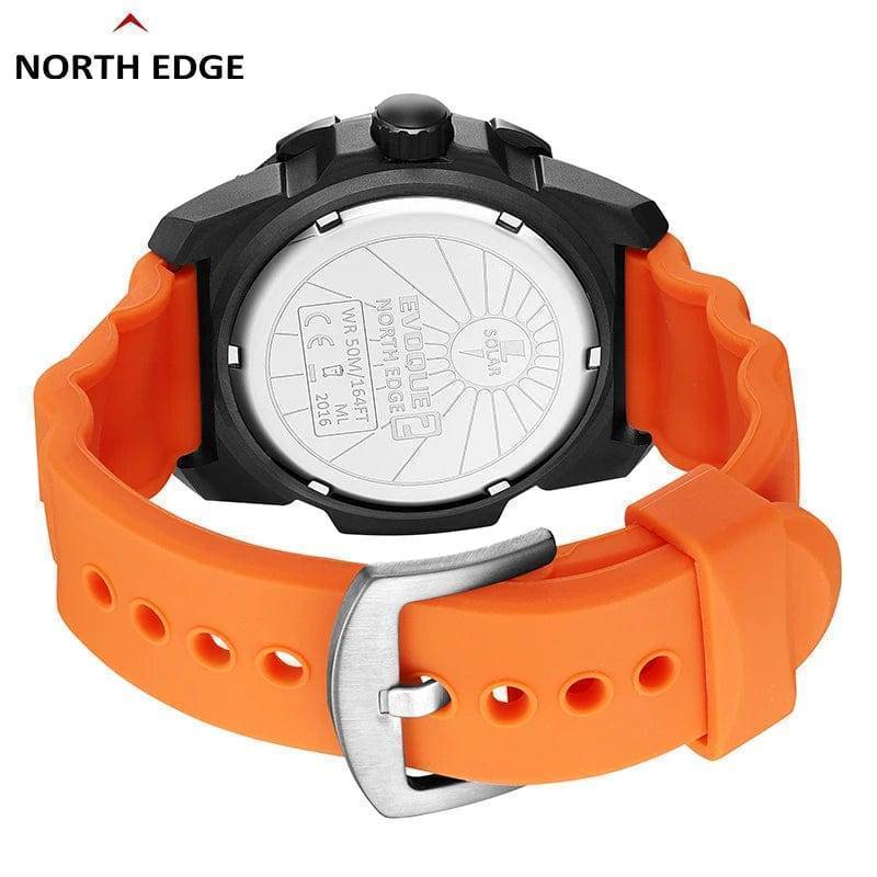 Solar-Powered Sports Watch for Men - Waterproof Design - Esilora