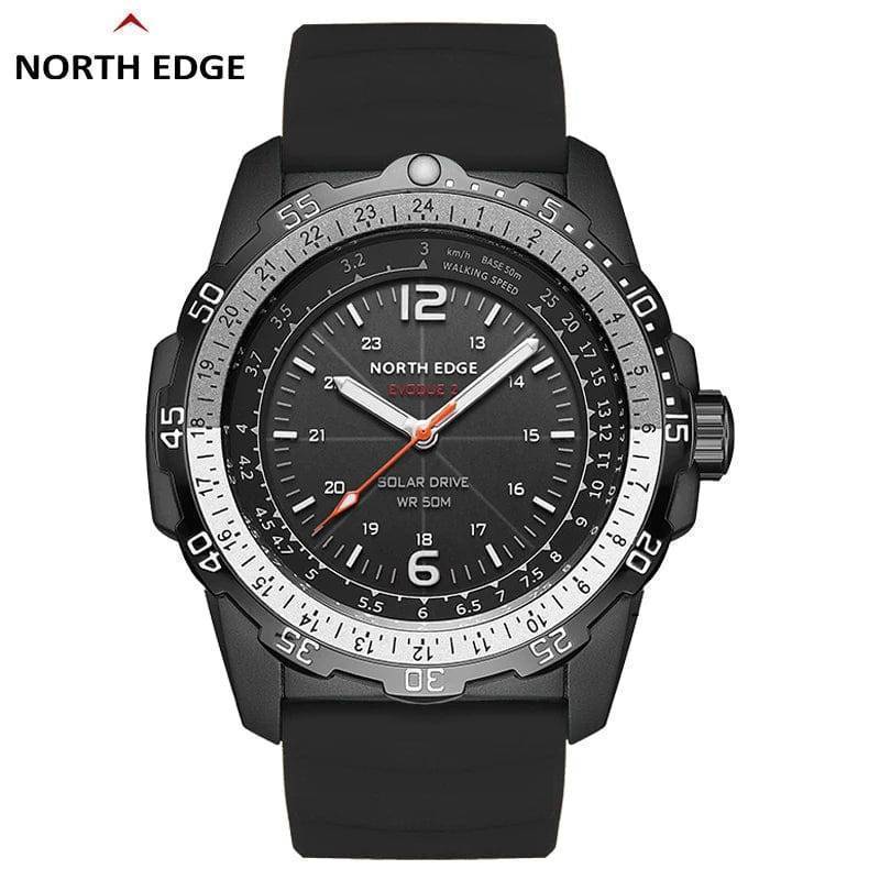 Solar-Powered Sports Watch for Men - Waterproof Design - Esilora