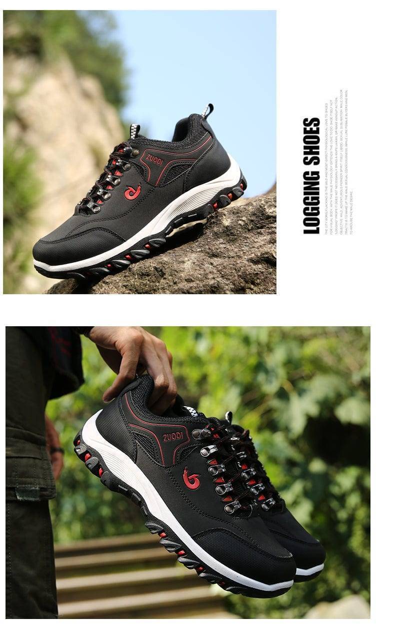 Outdoor Leather Hiking Footwear for Men – Waterproof Design - Esilora