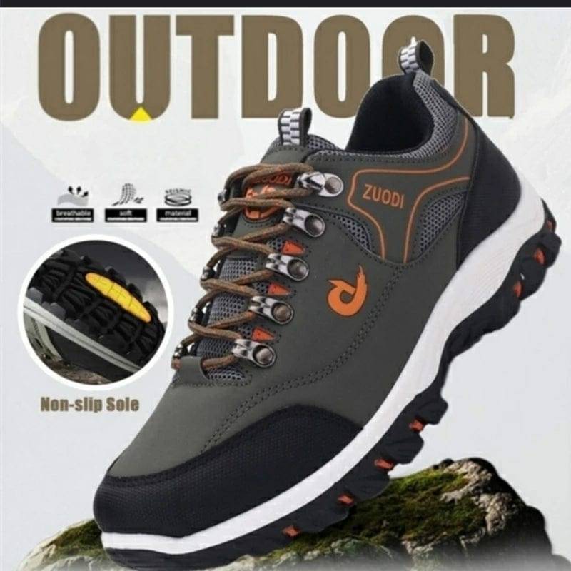 Outdoor Leather Hiking Footwear for Men – Waterproof Design - Esilora