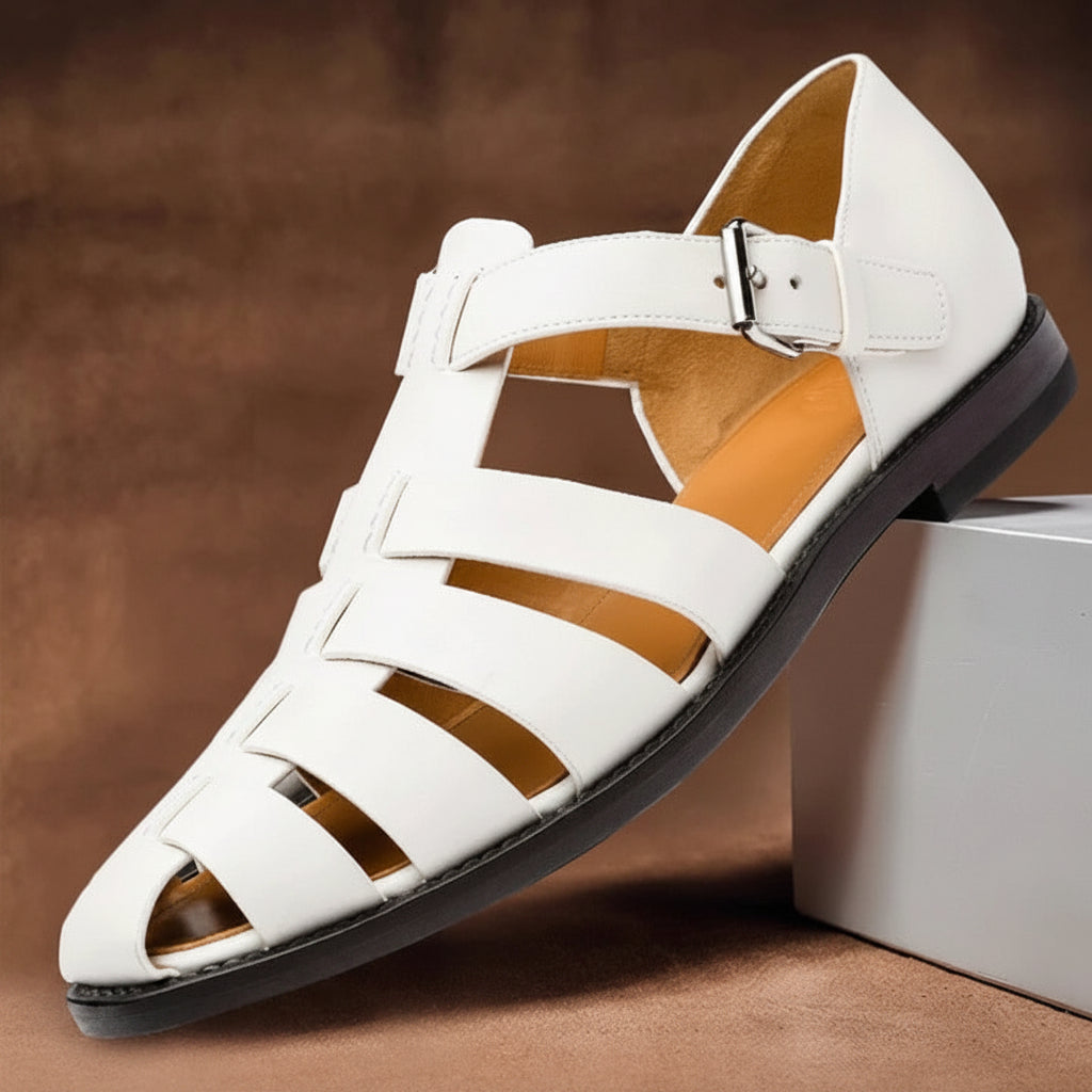 Sandalias casuales abiertas para hombre – parte superior transpirable y plantilla moldeada