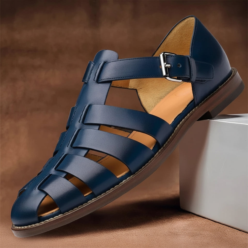 Sandalias casuales abiertas para hombre – parte superior transpirable y plantilla moldeada