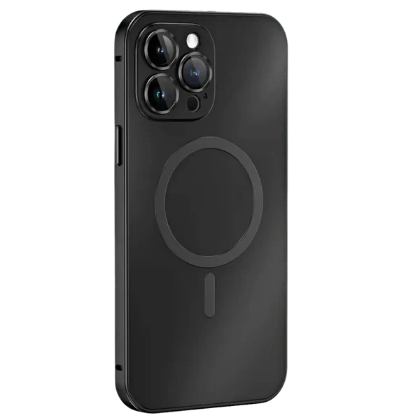 Funda magnética metálica para iPhone - Protección MagSafe y alineación magnética precisa