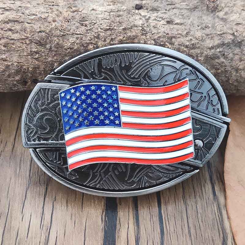 TerraForge Metal Oval Cowboys Belt Buckle Accessory