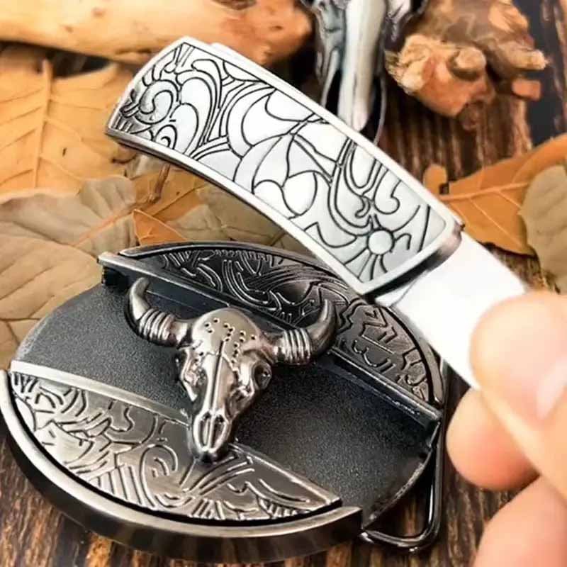 TerraForge Metal Oval Cowboys Belt Buckle Accessory