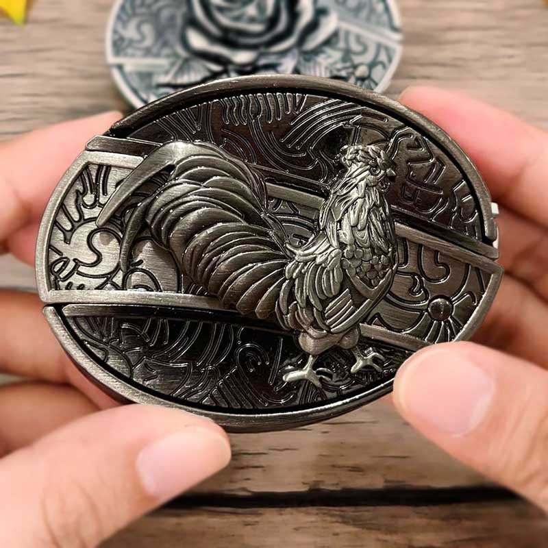 TerraForge Metal Oval Cowboys Belt Buckle Accessory