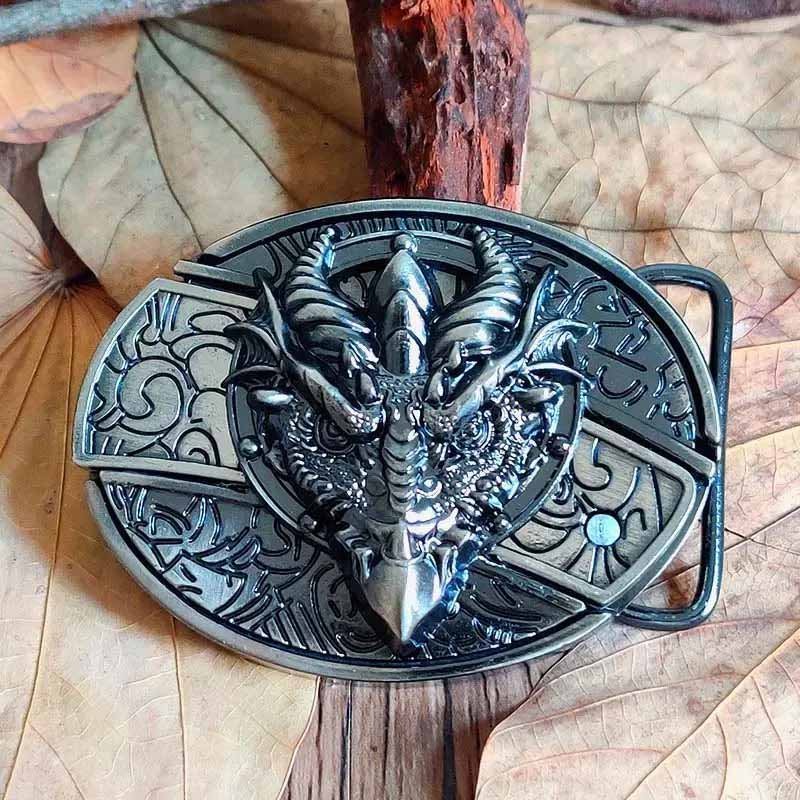 TerraForge Metal Oval Cowboys Belt Buckle Accessory