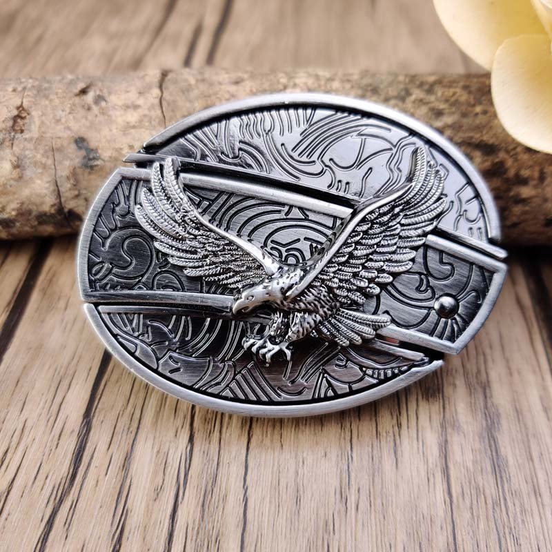 TerraForge Metal Oval Cowboys Belt Buckle Accessory