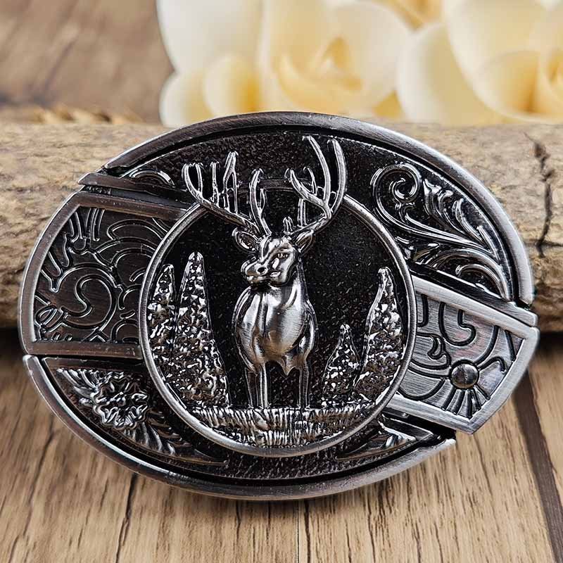 TerraForge Metal Oval Cowboys Belt Buckle Accessory