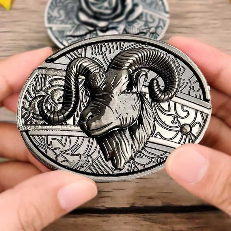 TerraForge Metal Oval Cowboys Belt Buckle Accessory