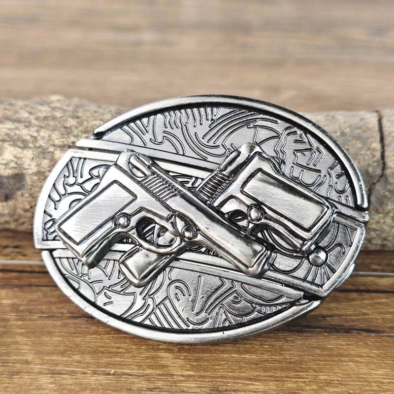 TerraForge Metal Oval Cowboys Belt Buckle Accessory
