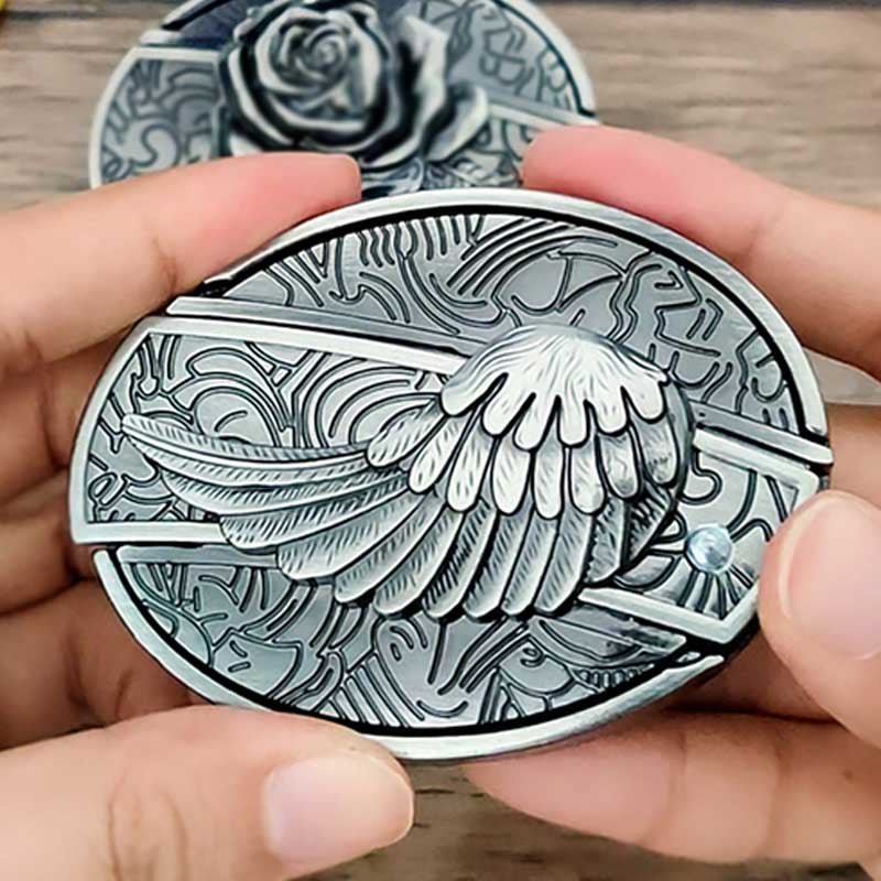 TerraForge Metal Oval Cowboys Belt Buckle Accessory