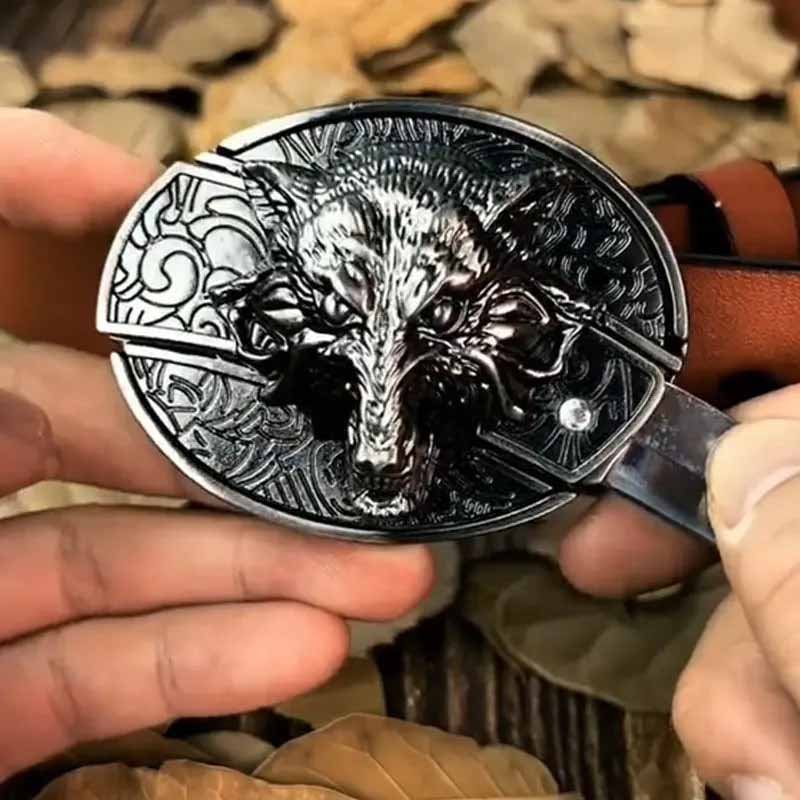 TerraForge Metal Oval Cowboys Belt Buckle Accessory