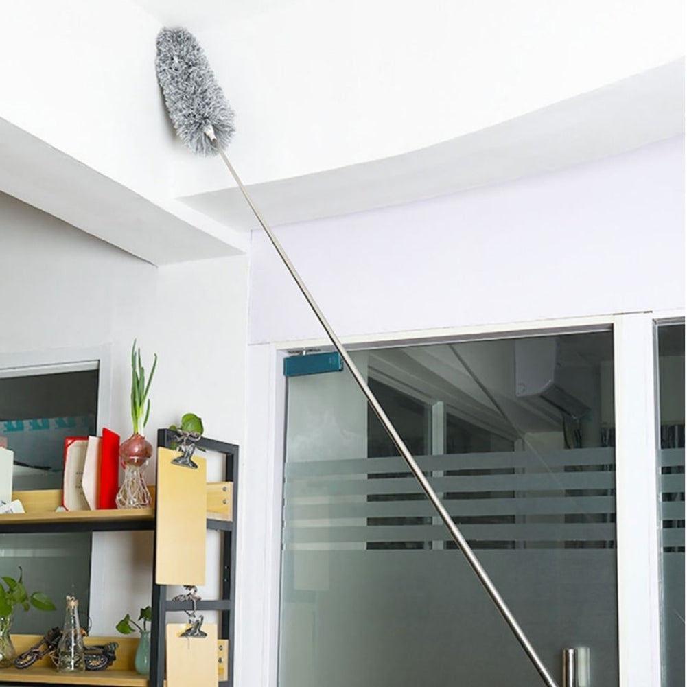 Telescoping Microfiber Duster Pole – 282 cm Adjustable Reach
