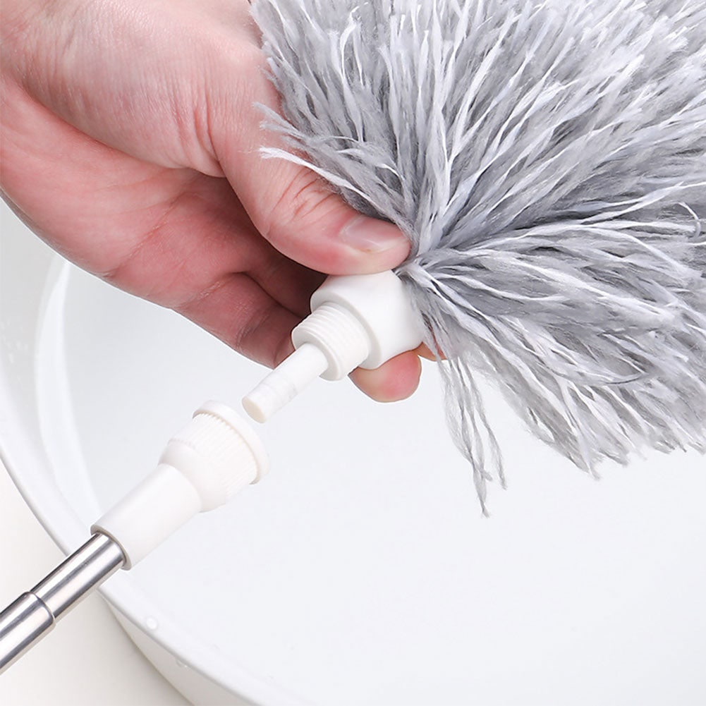 Telescoping Microfiber Duster Pole – 282 cm Adjustable Reach