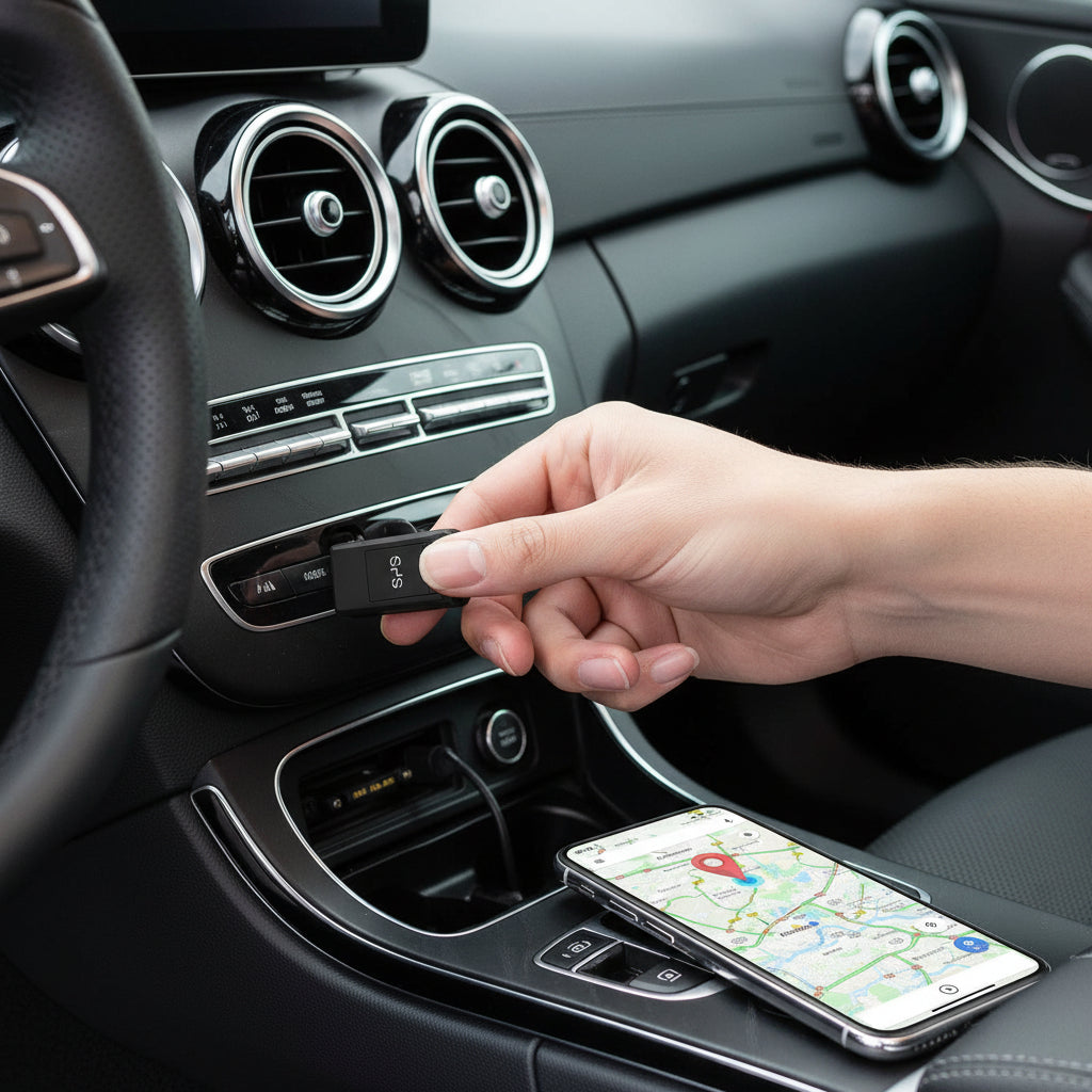 Mini-GPS-Tracker - kompakter Echtzeit-Ortungsgerät mit Magnetfuß