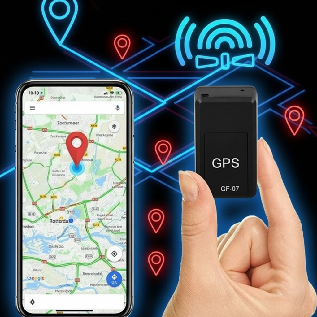 Portable Mini GPS Tracker — Real-Time Vehicle Location