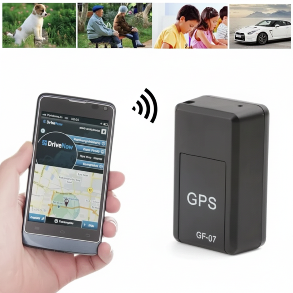 Mini-GPS-Tracker - kompakter Echtzeit-Ortungsgerät mit Magnetfuß