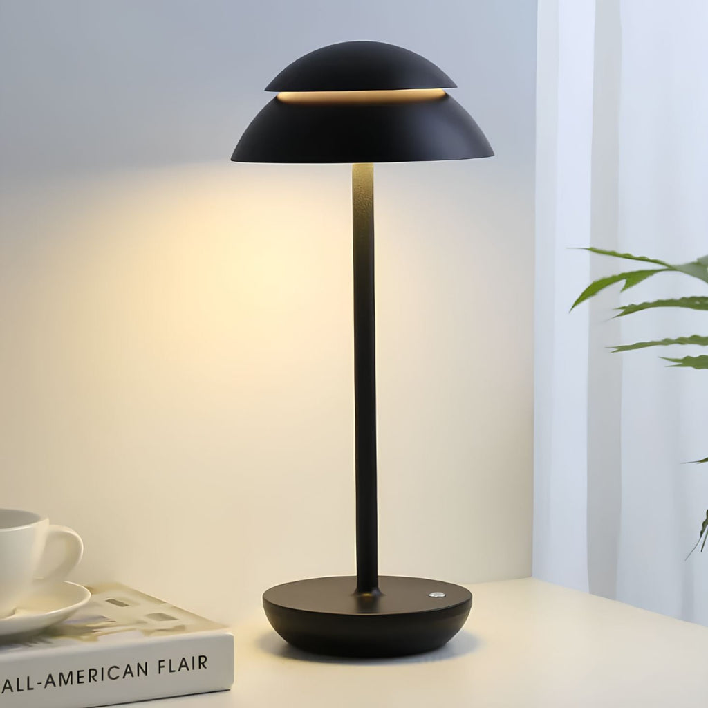 Wireless LED Table Lamp — Modern Metal Frame