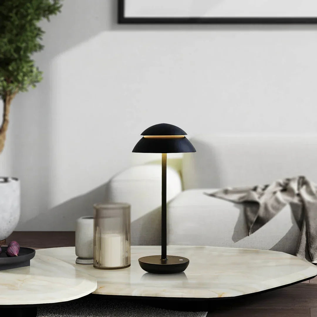 Wireless LED Table Lamp — Modern Metal Frame