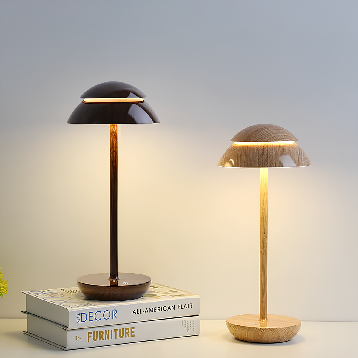 Wireless LED Table Lamp — Modern Metal Frame