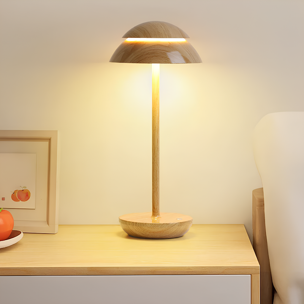Wireless LED Table Lamp — Modern Metal Frame