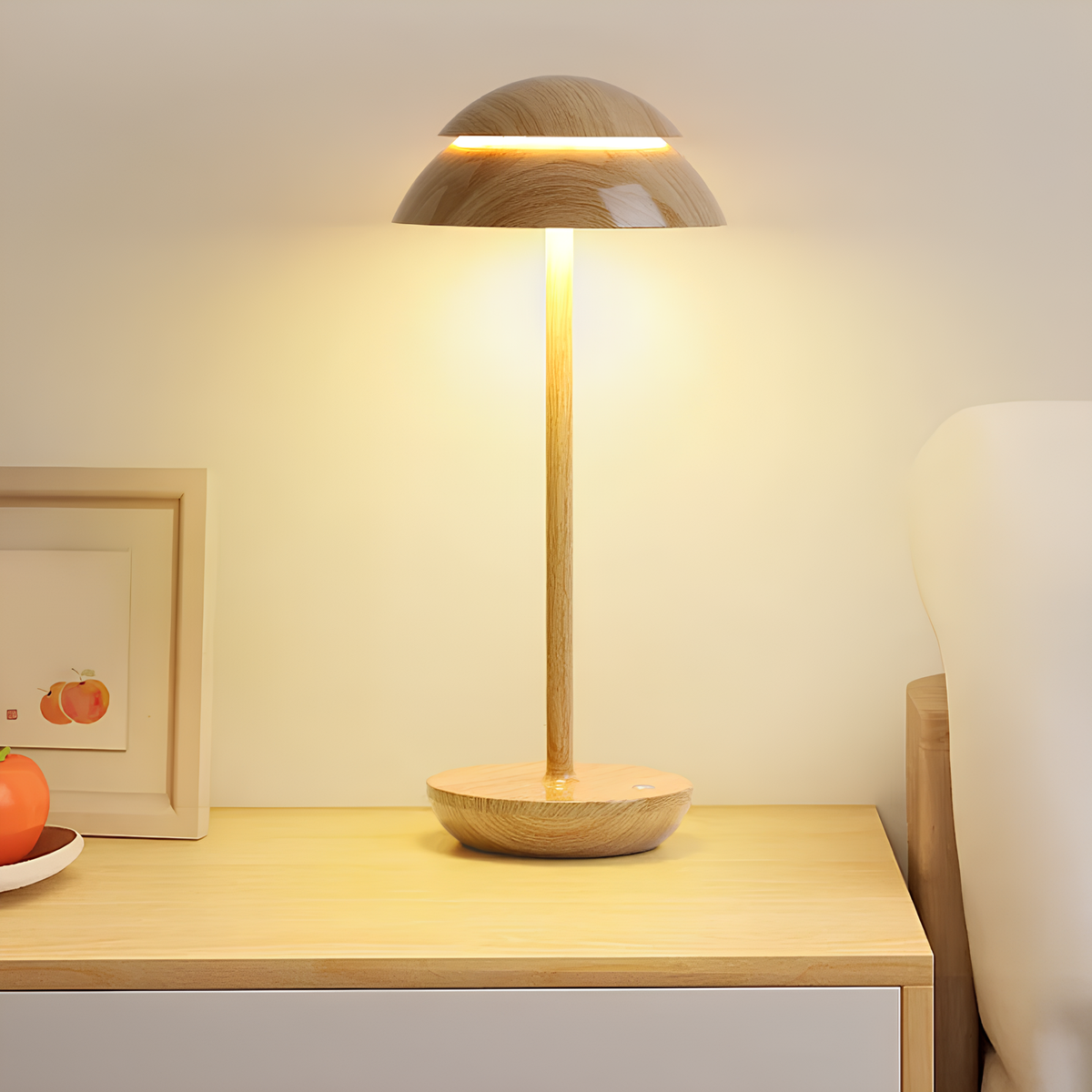 Wireless LED Table Lamp — Modern Metal Frame