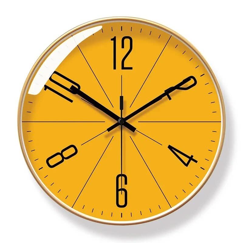 Stylish Black Wall Clock for Home - Accurate Timekeeping Decor - Esilora