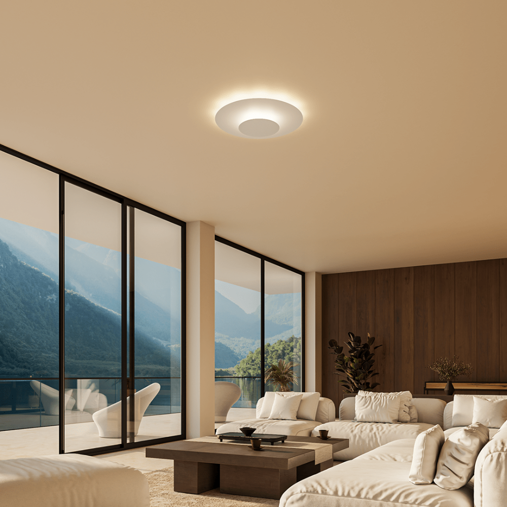 Plafonieră LED rotundă modernă — Design subțire cu intensitate reglabilă